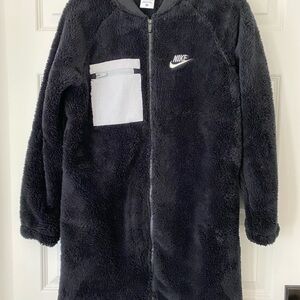 Nike Black Fleece Zip-Up Jacket